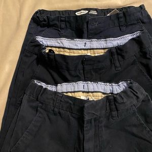 Lot of 3 Navy size 10 school uniform pants. 2 Gap dress pants. 1 Old Navy